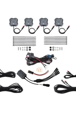 Diode Dynamics RGBW Rock Light Installer Kit w/Controller (4-pack) Top Rated