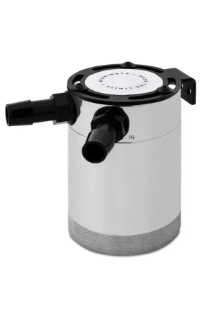Mishimoto Compact Baffled Oil Catch Can - 2-Port - Polished Brand New