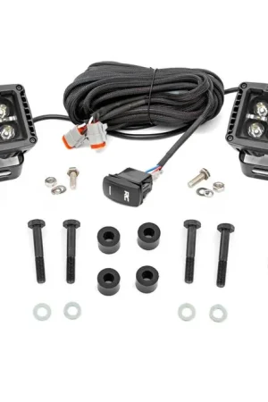 LED Light Kit | Front Mount | 2" Black Pair | Amber DRL | Segway 570 F Free Shipping
