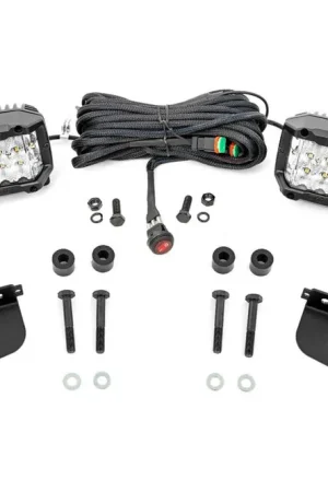 LED Light Kit | Front Mount | 3" Chrome Pair | Wide Angle | Segway 570 F Limited Time