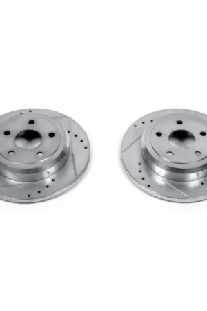 Power Stop 11-19 Dodge Durango Rear Evolution Drilled & Slotted Rotors - Pair Final Sale