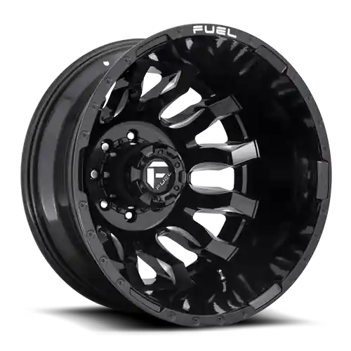 Dually Wheels 20X8.25 Blitz Dually D673 8 On 165.1 Gloss Black Milled 121.5 Bore -240 Offset Multi Spoke Outer Dually Fuel Off Road Wheels Free Shipping