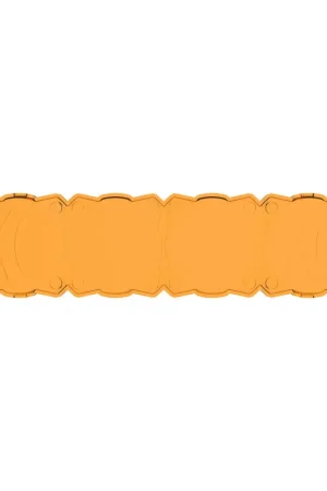 Markdown KC HiLiTES FLEX ERA LED Light Bar 10in. Light Shield - Amber (SHIELD ONLY)