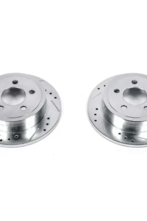 Direct From Manufacturer Power Stop 03-07 Jeep Liberty Rear Evolution Drilled & Slotted Rotors - Pair