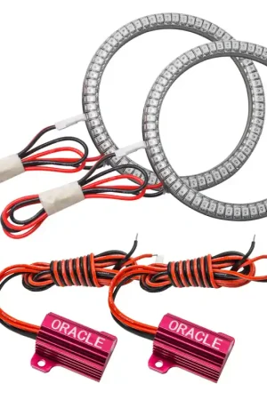 Budget Oracle Jeep Wrangler JL/Gladiator JT LED Surface Mount Fog Light Halo Kit - Amber