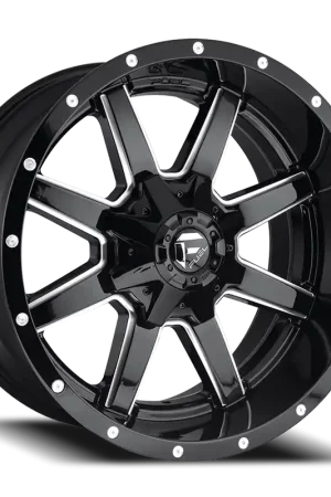 Affordable Aluminum Wheels 20X9 Maverick D610 6 On 120/6 On 139.7 Gloss Black Milled 78.1 Bore 19 Offset Fuel Off Road Wheels