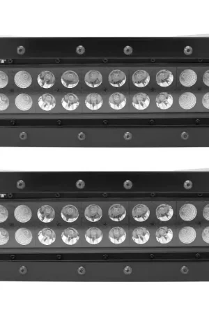 Westin HDX Flush Mount B-FORCE LED Light Kit (Set of 2) w/wiring harness - Black Next Day Delivery
