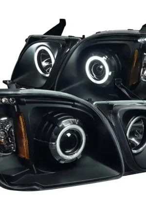 ANZO 1998-2007 Lexus Lx470 Projector Headlights w/ Halo Black (CCFL) Best Seller