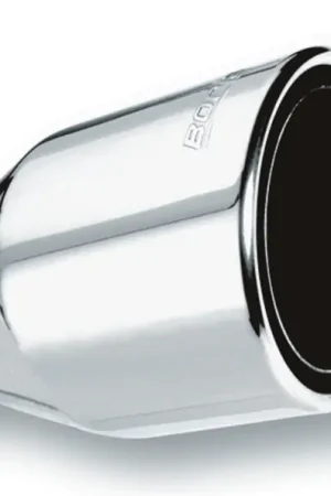 Price Cut Borla 2.5in Inlet 4.5in Round Rolled Angle Cut Phantom X 7.75in Long Embossed Universal Exhaust Tips