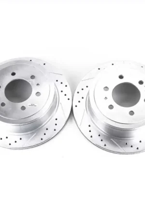 Price Cut Power Stop 04-11 Ford F-150 Rear Evolution Drilled & Slotted Rotors - Pair