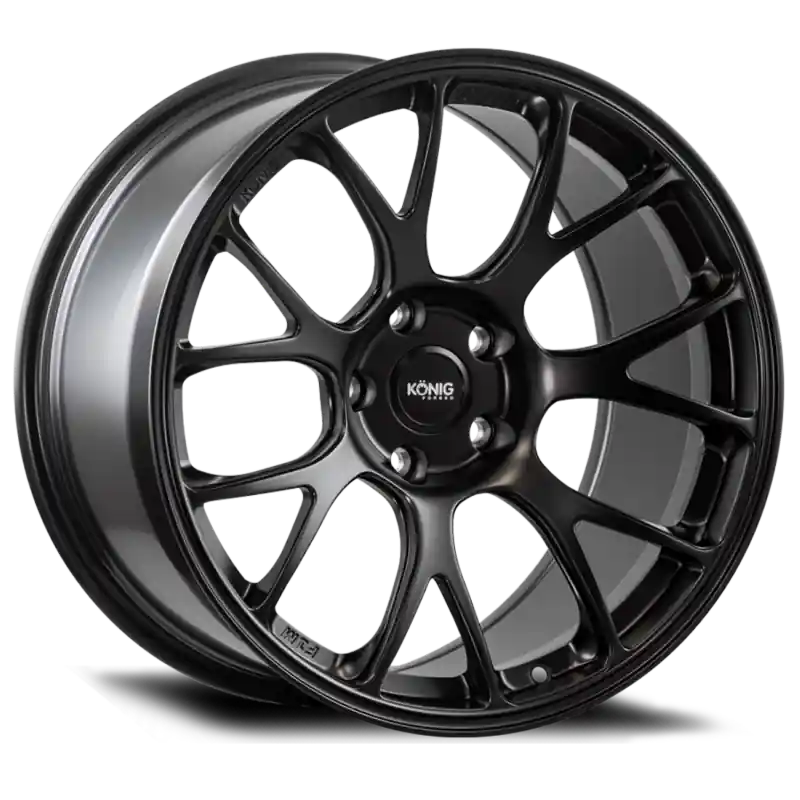 Big Sale Konig Forged F1M 19X12 5X130 ET65 Satin Black Knurled Bead