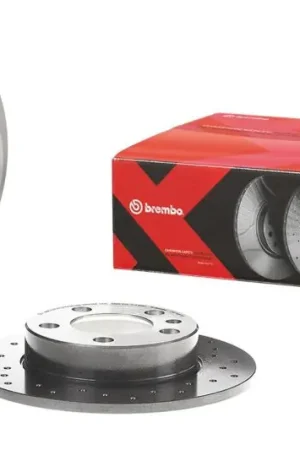 Brembo 15-17 Subaru WRX STI/19-20 Toyota 86 Front Premium Xtra Cross Drilled UV Coated Rotor Buy Direct