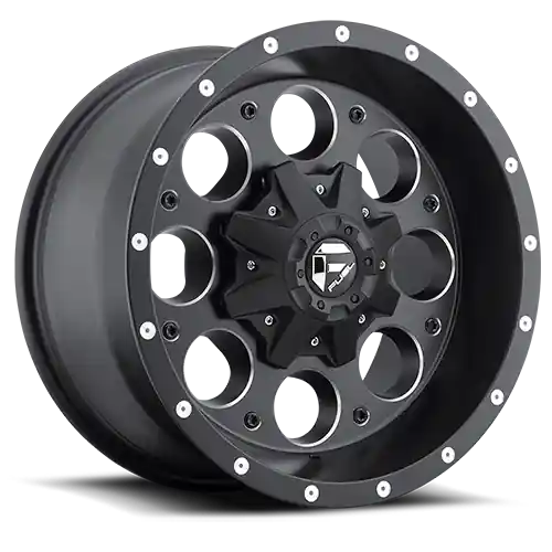 Must Have Aluminum Wheels 18X9 Revolver D525 6 On 135/6 On 139.7 Matte Black Milled 106.4 Bore -12 Offset Fuel Off Road Wheels