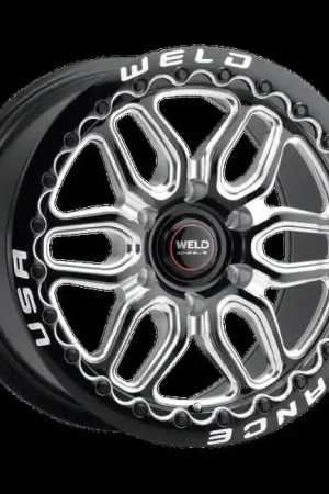 Handmade Weld Racing 17x11 Laguna 6 Bead Lock 6x127 ET36 BS 7.375 Gloss Black Milled - Diamond Lip DIA 78.1