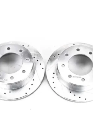 Limited Offer Power Stop 03-19 Chevrolet Express 2500 Rear Evolution Drilled & Slotted Rotors - Pair