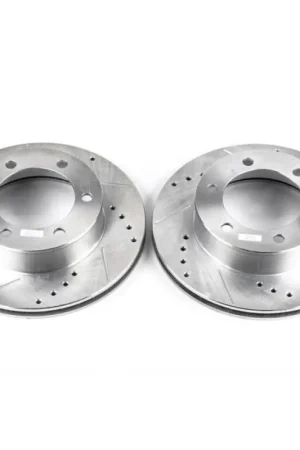 Power Stop 96-02 Toyota 4Runner Front Evolution Drilled & Slotted Rotors - Pair Buy Direct