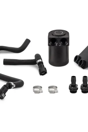 Mishimoto 2020+ Chevrolet Corvette C8 Baffled Oil Catch Can Kit (PCV Side) - Black Seasonal Sale