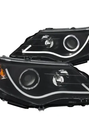 ANZO 2012-2013 Toyota Camry Projector Headlights w/ Halo Black Next Day Delivery