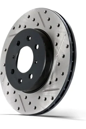 Stoptech 14-18 Subaru Forester Drilled & Slotted Rear Left Sport Brake Rotor Modern