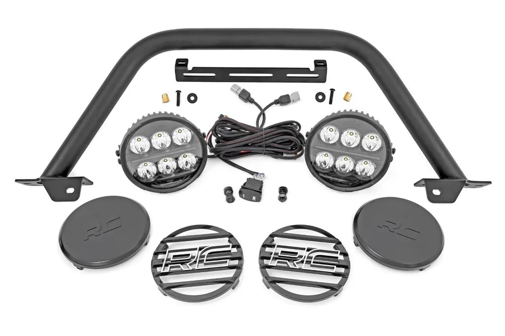 Sale Safari Bar | 6.5 Inch Round LED | OE Modular Steel | Ford Bronco 4WD (21-25)
