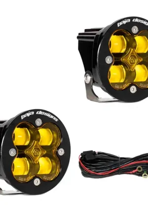 Price Cut Baja Designs Squadron R SAE LED Spot Light - Amber - Pair