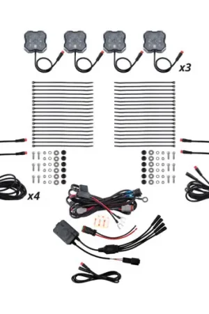 Diode Dynamics RGBW Rock Light Installer Kit w/Controller (12-pack) Fresh Stock