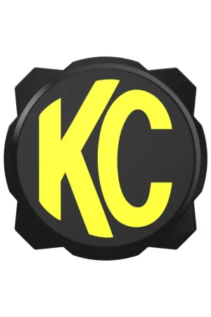 KC HiLiTES 6in. Hard Cover for Gravity Pro6 LED Lights (Single) - Black w/Yellow KC Logo Trusted Brand