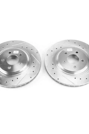 Today Only Power Stop 94-01 Ford Mustang Front Evolution Drilled & Slotted Rotors - Pair