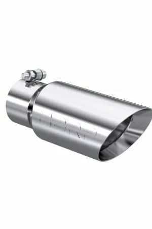 MBRP Universal Tip 4in OD 3in Inlet 10in Length Dual Wall Angled End T304 Top Pick
