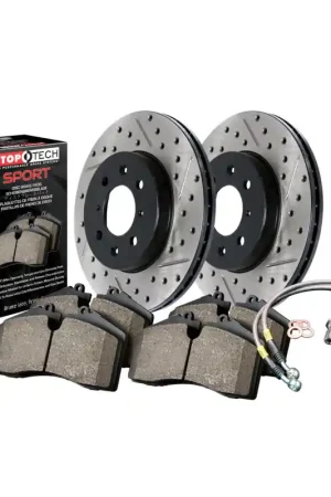 Sport Axle Pack, Drilled & Slotted, Front Shop Now