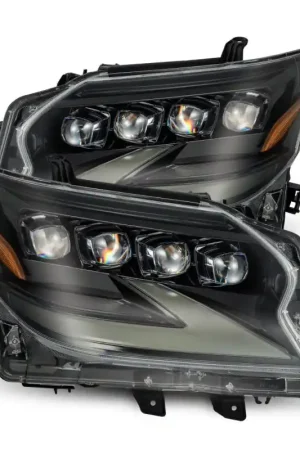 Sale AlphaRex 14-19 Lexus GX460 (Non-AFS) NOVA LED Proj Headlights Alpha Black w/Activ Light/Seq Signal