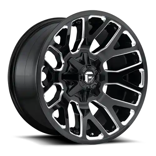 Trusted Brand Aluminum Wheels 20X9 Warrior D623 5 On 139.7/5 On 150 Gloss Black Milled 110.3 Bore 1 Offset Fuel Off Road Wheels