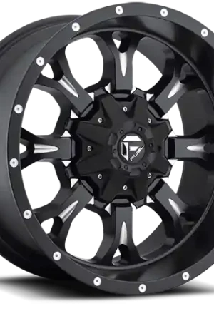 Aluminum Wheels 18X9 Krank D517 8 On 165.1 Matte Black Milled 125.2 Bore -12 Offset Fuel Off Road Wheels Luxury
