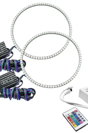 Buy Direct Oracle Jeep Wrangler TJ 97-06 LED Waterproof Halo Kit - ColorSHIFT w/ Simple Controller
