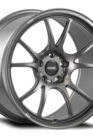 Konig Forged F3S 17X10 5X114.3 ET43 Satin Charcoal Knurled Bead Buy Direct