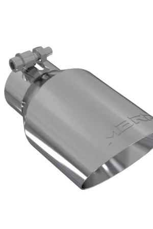 Last Chance MBRP Universal Tip 4in O.D. Dual Wall Angled 2.5in inlet 8in length T304