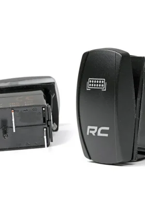 LED Backlit Rocker Switch RC Logo Blue Rough Country Trending