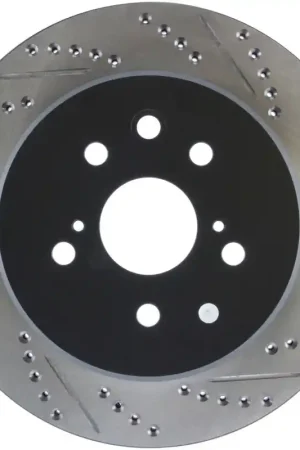 StopTech Slotted & Drilled Sport Brake Rotor Left Rear 13-14 Lexus GS300/350/400/430 Save Now