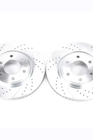 Power Stop 08-10 Infiniti QX56 Front Evolution Drilled & Slotted Rotors - Pair New Release