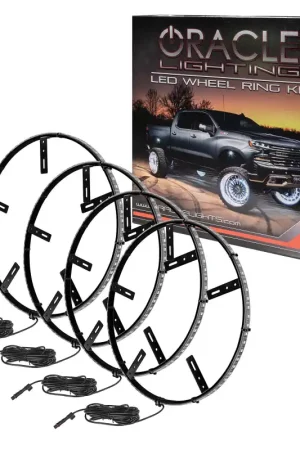 Oracle LED Illuminated Wheel Rings - ColorSHIFT - 15in. - ColorSHIFT No Remote Premium