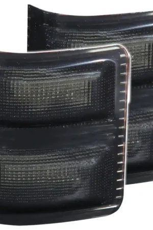 Direct From Factory ANZO LED Mirror Lights 2008-2015 Ford F-250 LED Mirror Lights Smoke w/ Amber LED