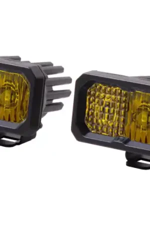 Diode Dynamics Stage Series 2 In LED Pod Pro - Yellow Combo Standard ABL (Pair) No Minimum Order