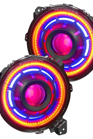 Oracle Oculus Bi-LED Projector Headlights for Jeep JL/Gladiator JT - w/o Controller Best Choice