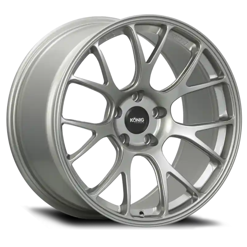 Hot Deal Konig Forged F1M 18X8.5 5X114.3 ET35 Ash Silver Knurled Bead