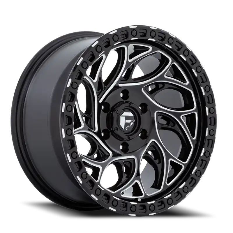 Aluminum Wheels 17X9 Runner OR D840 6 On 139.7 Gloss Black Milled 106.1 Bore -12 Offset Fuel Off Road Wheels Free Shipping