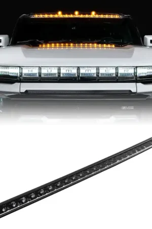 Mega Sale Oracle 22-24 Hummer EV 5in Roof Mount Curved Light Bar w/ Brackets