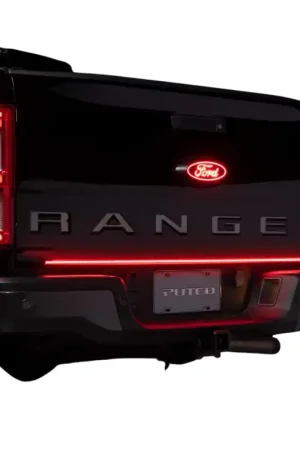 Warranty Included Putco 19-24 Ford Ranger 48In Direct Fit Blade Kit Tailgate Bars Equipped w Factory LED Taillamps