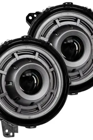 Editor’s Pick Oracle Jeep Wrangler JL Oculus Bi-LED Projector Headlights- Graphite Metallic - 5500K