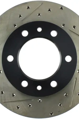 Free Shipping StopTech 81-89 Toyota Land Cruiser Slotted & Drilled Front Rotor