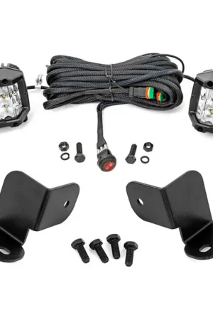 Handmade LED Light Kit | Rear Mount | 3" Chrome Pair | Wide Angle | Segway 570 F
